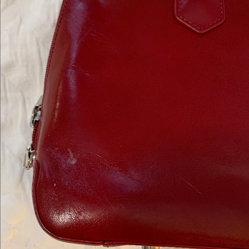 HOBO International red small shoulder bag Y2K leather classic - Picture 2 of 15